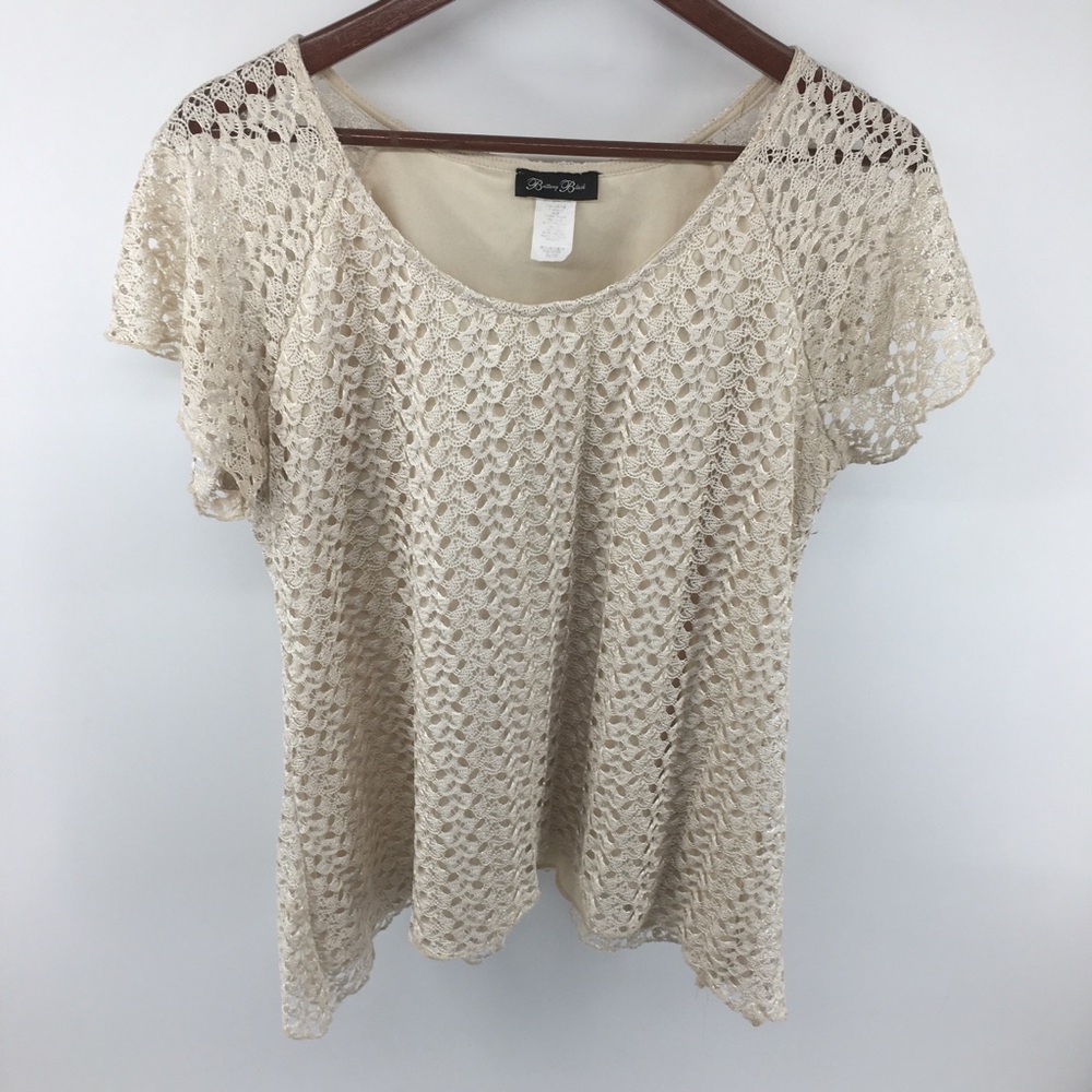 Brittany Black Laced Top